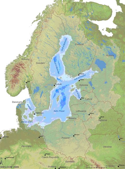 Figure Map Of The Baltic Sea Region The Light Green Area Represents