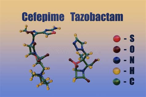 Cefepime Molecule Molecular Structures Cephalosporin Antibiotic 3d