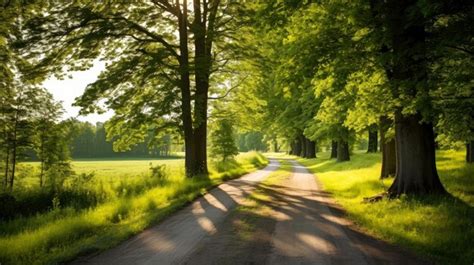 Premium Ai Image Mountain Road Landscape With Rocks Sunny Sky With