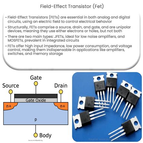 Field Effect Transistor FET How It Works Application Advantages