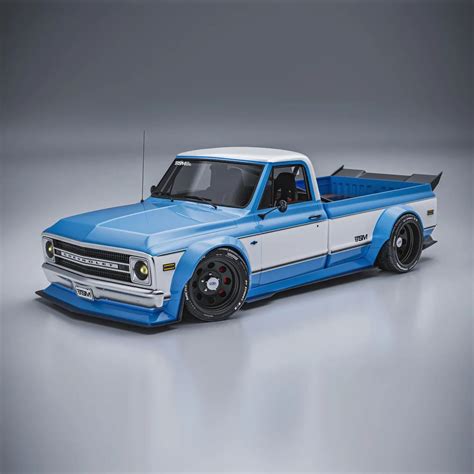 1000hp Chevy C10 Ev Restomod Is A ‘zeus Of Widebody Projects Might