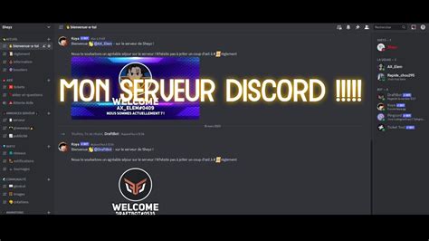 MON SERVEUR DISCORD YouTube