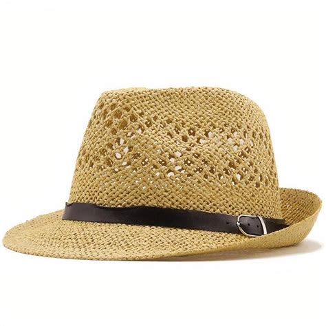 Chapeau De Paille Femme Trilby Chapeaux Paille