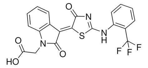 3Z 2 OXO 3 4 OXO 2 2 TRIFLUOROMETHYL ANILINO 1 3 THIAZOL 5 4H