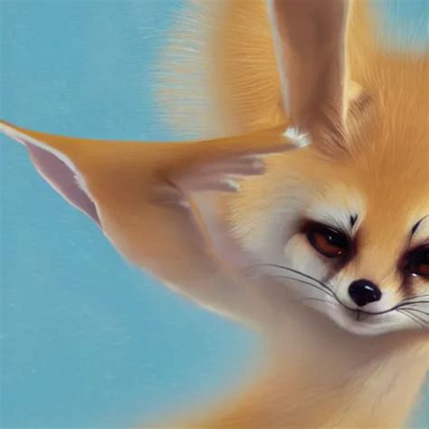 Fennec Fox Animal Doing Karate Moves Fantasy Stable Diffusion