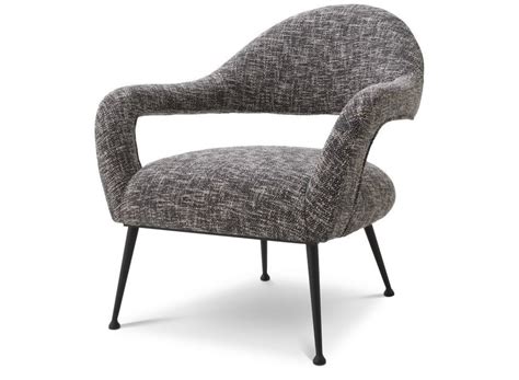 Eichholtz Chair Lombardi Cambon Black Wilhelmina Designs