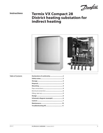 Danfoss Termix VX Compact 28 Operating Guide Manualzz