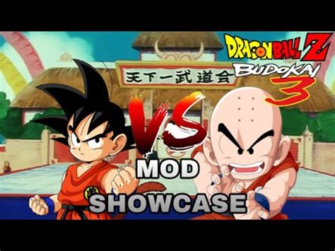 Dragon Ball Z Budokai Mod Showcase Kid Goku Vs Kid Krillin Youtube