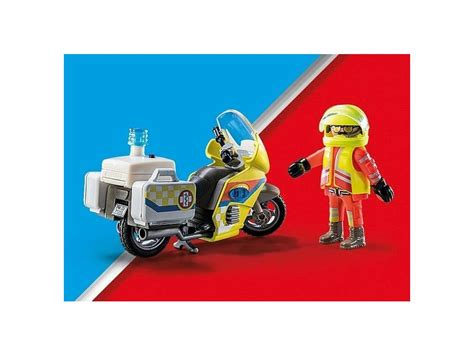 Acheter Playmobil City Life Moto D Urgence Avec Gyrophare