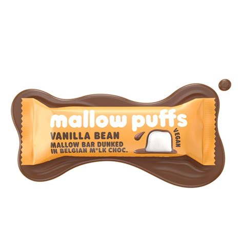 Vanilla Bean Mallow Bar Mallow Puffs Vegan En Belgisch 30gr TAK