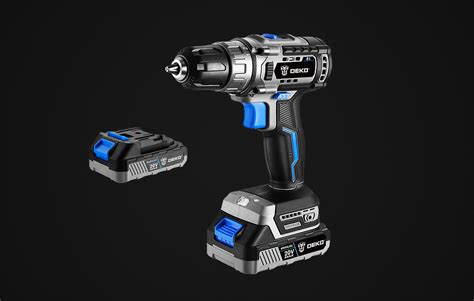 Drill Deko Tools Brushless Drill DKBL20DU3-HS2 20V