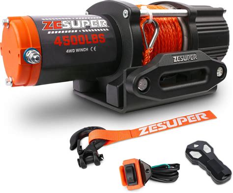 Amazon HFT BADLAND Badland Winch ZXR 5000 Lb UTV Powersport 12v