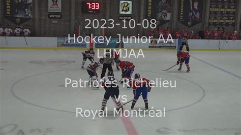 2023 10 08 Patriotes Richelieu vs Royal Montréal YouTube