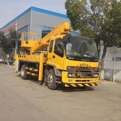 High Altitude Working Platform Isuzu Ftr 48m Aerial Truck Crane Truck