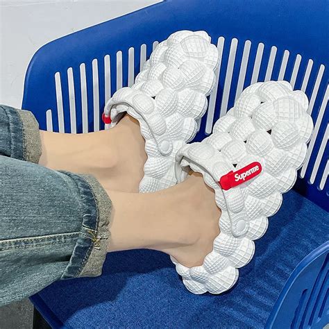 Slipper Women Men Eva Cute Bubble Ball Slides Sandals Summer Indoor Massage Outdoor Shoes Closed