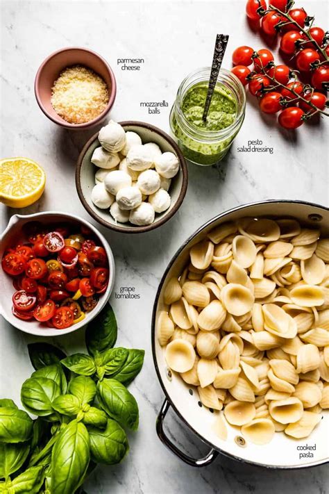 Pesto Caprese Pasta Salad Easy 30 Min Recipe Foolproof Living