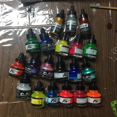 7 Acrylic Ink Ideas