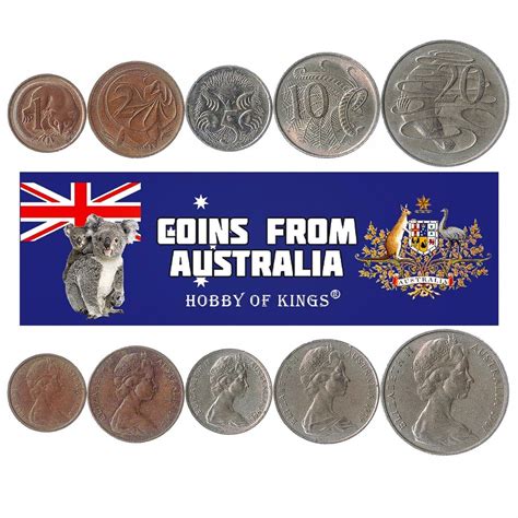 Amazon.com: Australia 5 Mixed Coins | 1 Cent to 20 Cents | Australian ...