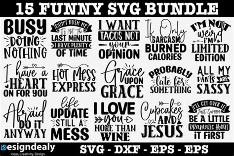 Funny Svg Bundle Graphic By Buysvgbundles · Creative Fabrica