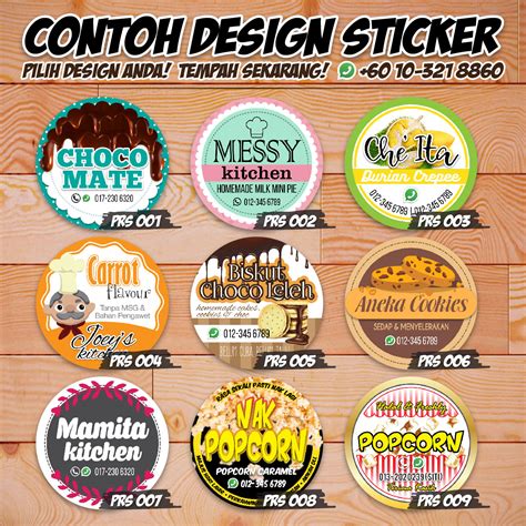 AZQA Label Sticker KOLEKSI LABEL STICKER PRODUK HOMEMADE