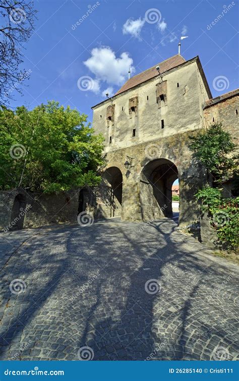 road gate stock photo image  industry travel bench
