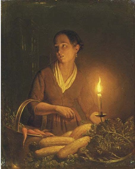 Artwork By Petrus Van Schendel A Girl At The Night Market Made Of Oil