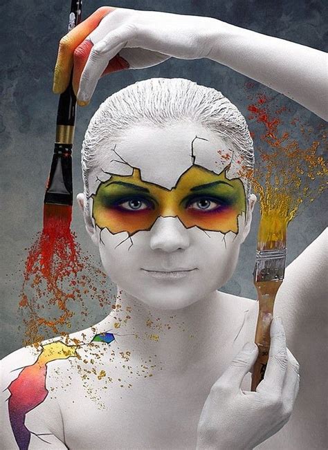 Body Painting Art Pop Photographie Art Corps Fantasy Make Up Art