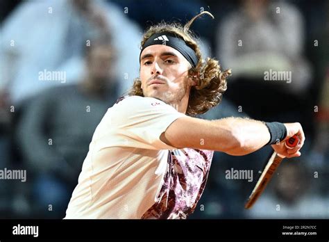 Rome Italy 20th May 2023 Stefanos Tsitsipas Of Greece During The