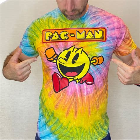 Vintage Pac Man T Shirt Tie Dye Pac Man T Shirt Gem