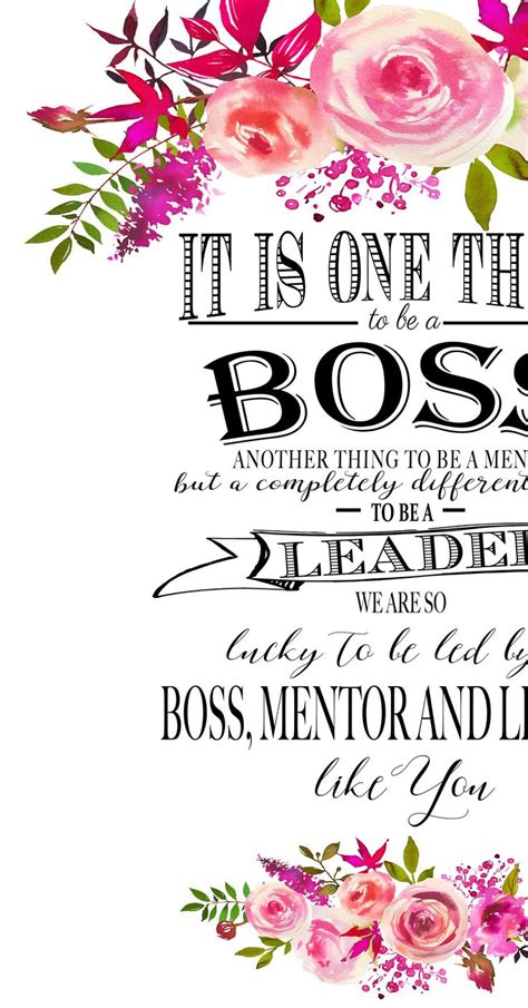 Printable Boss Appreciation Day Gift Boss Week Boss Card Boss Thank