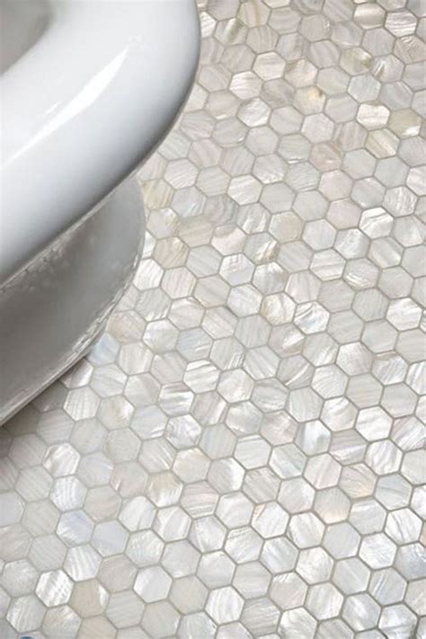 25 Best Mosaic Small Bathroom Floor Tiles That Will Enhance Your Bathroom Wonderful Pearl Tile