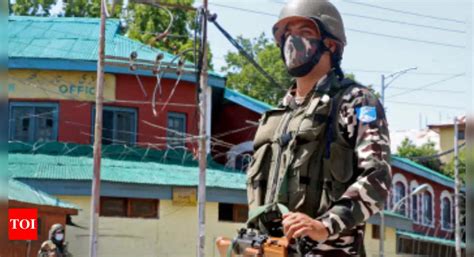 Anantnag Encounter Underway In Jammu And Kashmirs Anantnag India