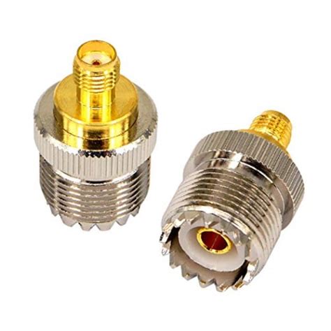 Onelinkmore Rf Coax Adapter Sma Female To So239 Female Uhf Jack So 239