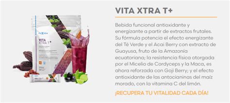 Vita Xtra T Fuxion Ginseng Maca Bebida Energizante Natural