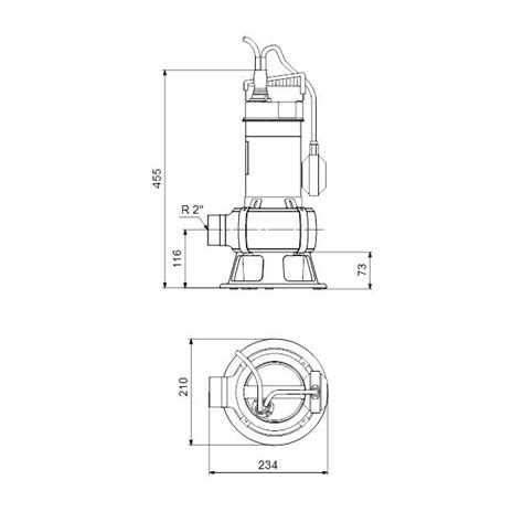 Grundfos Unilift Ap B A V Pompa Sommergibile In