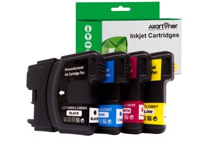 Compatible Pack X 4 Brother LC 980XL LC 1100XL Cartuchos De Tinta