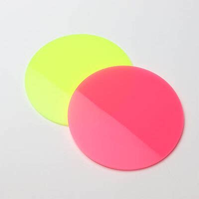 Highlight Colour Acrylic Discs Cut To Size Perspex Panels