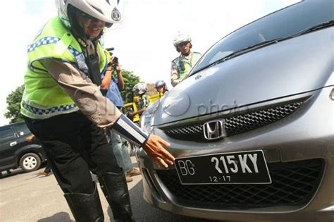 Bentuk Modifikasi Pelat Nomor Ini Akan Ditilang Polisi