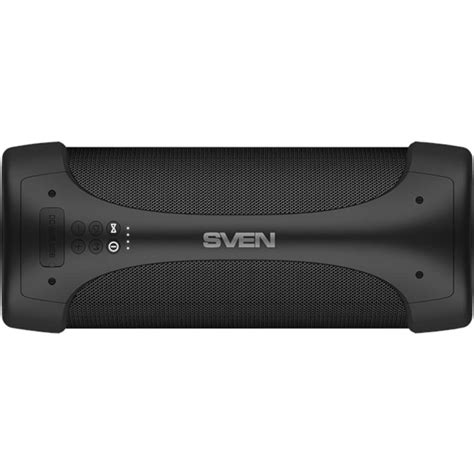 Преносима колонка Sven PS-370, Bluetooth, IPX5, Черна - eMAG.bg