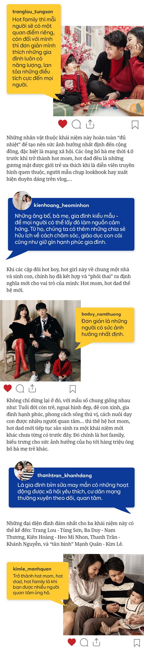 Hot mom hot dad thế hệ mới và loạt câu chuyện giờ mới kể về những thần tượng bỉm sữa vạn