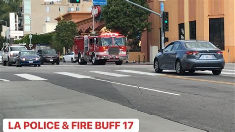 LAFD ENGINE 82 Responding YouTube