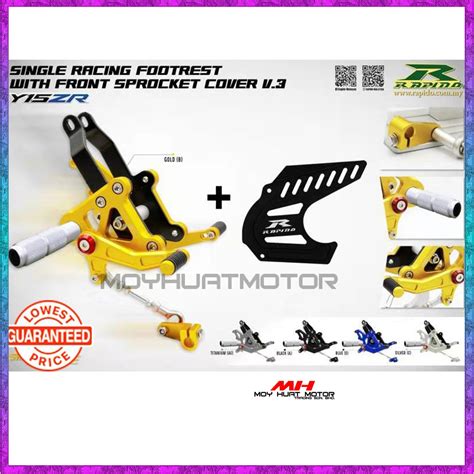 PROMOTION Y15ZR RACING FOOTREST TAPAK KAKI YAMAHA Y15 RAPIDO SINGLE