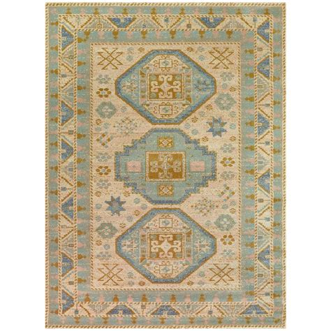 Home Decorators Collection Woven Treasures Tan 2 Ft X 3 Ft Medallion