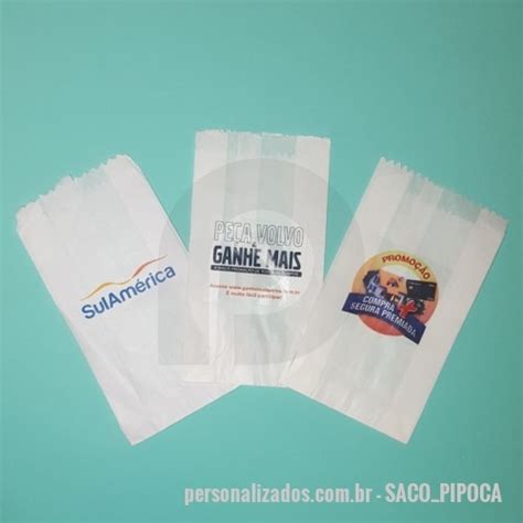 Saco Para Pipoca Personalizado Saco Pipoca Saquinho De Papel Para