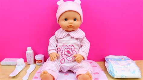 Set cambiador para la muñeca bebé Ropa y Accesorios para el cuidado