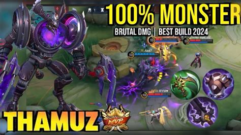 NEW BEST BUILD FOR THAMUZ 2024 BUILD TOP GLOBAL THAMUZ GAMEPLAY