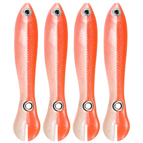 4pcs 10cm 6g Bionic Loach Fishing Lures Sinking Artificial Soft Baits