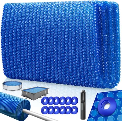 Zelsius Solarfolie eckig 8 x 5 m blau 400µ Noppenfolie