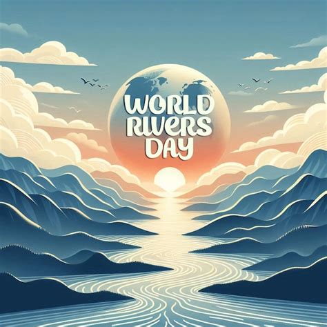 Premium PSD World Rivers Day Banner Design For Social Media