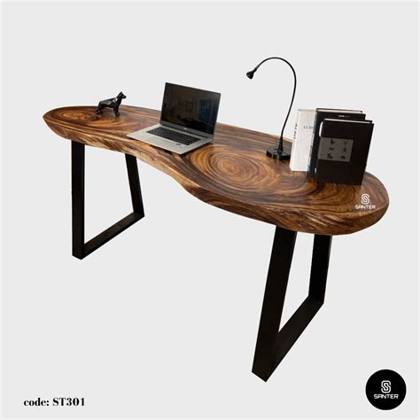 St301 Raintree Solid Wood Office Table Study Table